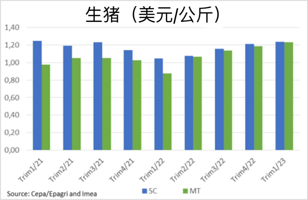 巴西生豬價(jià)格